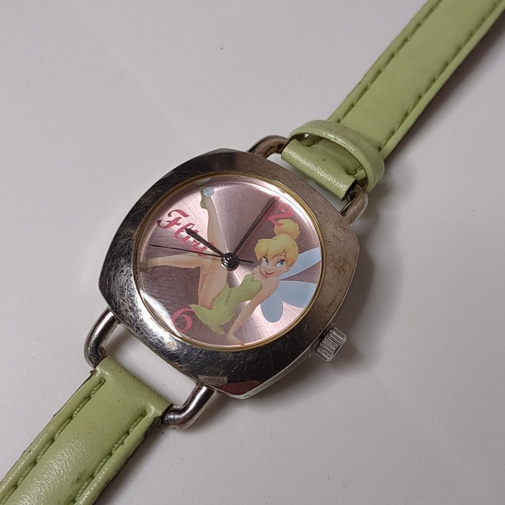 Disney Tinkerbell Watch With Green Band
